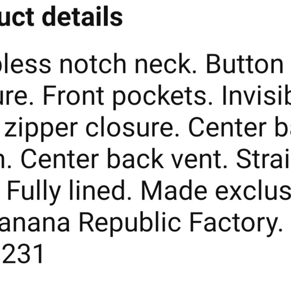 TUXEDO KNEE-LENGTH DRESS 819231 - Picture 6 of 8